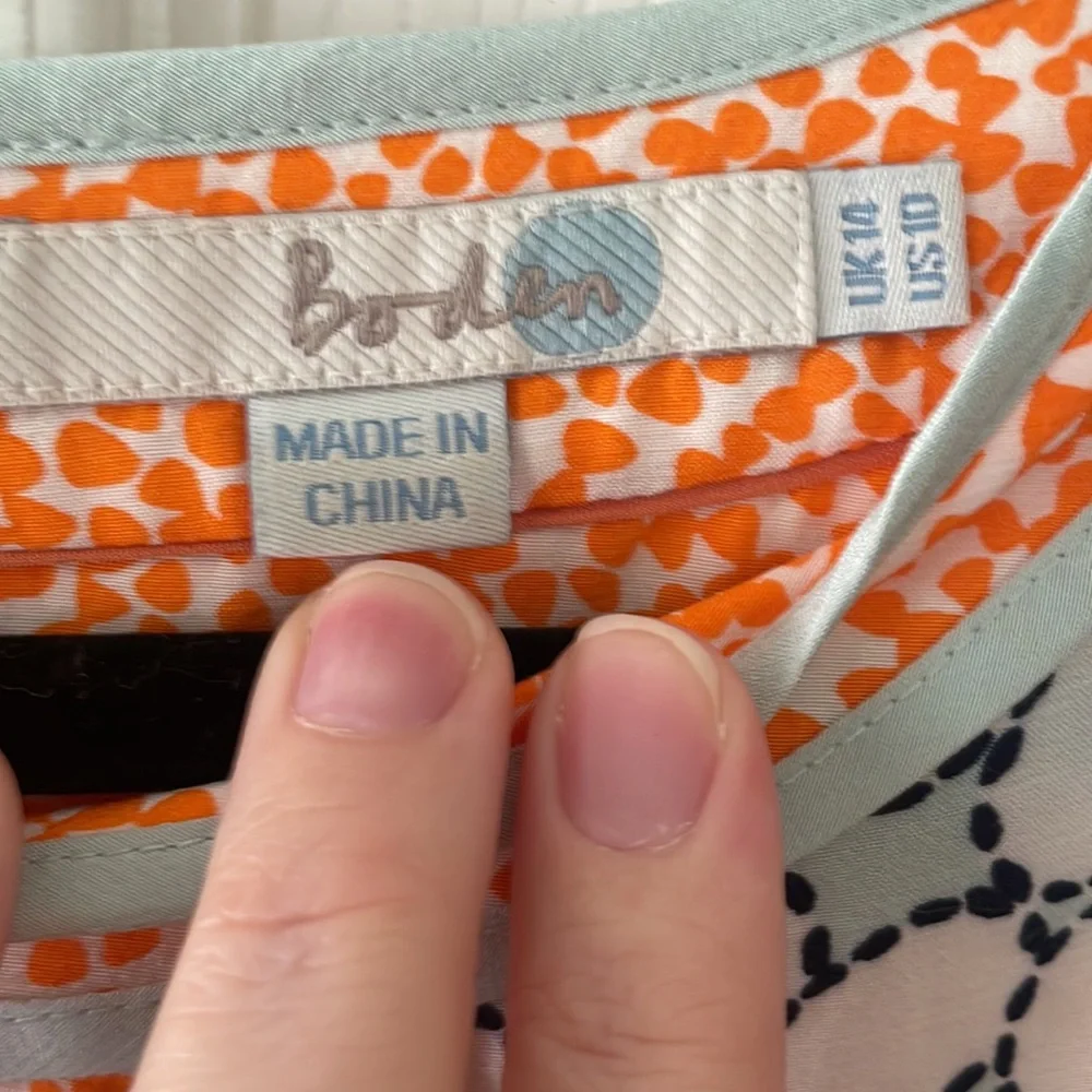 Boden peplum top, size 10 - Picture 2 of 3